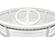Monaco Oval Coffee Table w/Anchor Insert - White by Lineage Collections