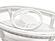 Monaco Oval Coffee Table w/Pelican Insert - White by Lineage Collections