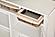 Monaco Entry Cabinet w/Baskets - White by Lineage Collections