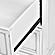 Monaco 2 Drawer Nightstand - Blanc by Lineage Collections