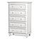 Monaco 5 Drawer Chest - Blanc by Lineage Collections