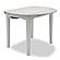 Islamorada Round Table - Drop Leaf - Taupe by Lineage Collections