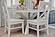 Surfside Solidwood X-back Dining Chair (Set of 2) - Weathered White by Lineage Collections