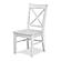 Surfside Solidwood X-back Dining Chair (Set of 2) - Weathered White by Lineage Collections