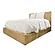 Heartford Platform Queen Bed - Weathered Natural by Lineage Collections