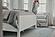 Genevie Reed Solidwood King Bed - Pristine White by Lineage Collections