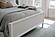 Genevie Reed Solidwood Queen Bed - Pristine White by Lineage Collections