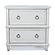 Point Breeze 2 Drawer Nightstand w/Power and USB A + C - Fresh White w/Soft Grey Glaze by Lineage Collections