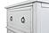 Point Breeze 2 Drawer Nightstand w/Power and USB A + C - Fresh White w/Soft Grey Glaze by Lineage Collections