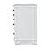 Point Breeze 3 Drawer Bachelor's Chest - Fresh White w/Soft Grey Glaze by Lineage Collections