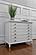 Point Breeze 3 Drawer Bachelor's Chest - Fresh White w/Soft Grey Glaze by Lineage Collections