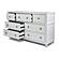 Point Breeze 7 Drawer Dresser - Fresh White w/Soft Grey Glaze by Lineage Collections
