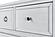 Point Breeze 7 Drawer Dresser - Fresh White w/Soft Grey Glaze by Lineage Collections