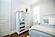 Point Breeze Mirrored Door & 5 Drawer Chest - Fresh White w/Soft Grey Glaze by Lineage Collections