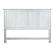 Point Breeze Queen Headboard - Fresh White w/Soft Grey Glaze by Lineage Collections
