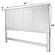 Point Breeze Queen Headboard - Fresh White w/Soft Grey Glaze by Lineage Collections
