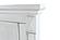 Point Breeze King Headboard - Fresh White w/Soft Grey Glaze by Lineage Collections