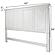 Point Breeze King Headboard - Fresh White w/Soft Grey Glaze by Lineage Collections
