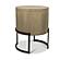 Rio Vista Woven 2 Drawer Round Accent Nightstand - Muted Earth Tones and Clay by Lineage Collections