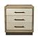 Rio Vista Woven 3 Drawer Nightstand w/Power and USB A + C - Muted Earth Tones and Clay by Lineage Collections