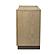 Rio Vista Woven 3 Drawer Nightstand w/Power and USB A + C - Muted Earth Tones and Clay by Lineage Collections