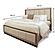 Rio Vista Upholstered Queen Bed - Muted Earth Tones and Clay by Lineage Collections