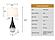 Stunning Ombre Glass Table Lamp w/Linen Shade (Set of 2) - Black & White by Lineage Collections