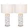 Aloha Elegant Starfish Table Lamp (Set of 2) - White by Lineage Collections