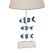 Fish Coastal Table Lamp (Set of 2) - Blue & White by Lineage Collections