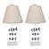 Fish Coastal Table Lamp (Set of 2) - Blue & White by Lineage Collections