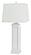 Shutter 32b Table Lamp w/USB Charging Port (Set of 2) - White by Lineage Collections