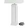 Shutter 32b Table Lamp w/USB Charging Port (Set of 2) - White by Lineage Collections
