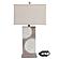 San Dollar Coastal Sea Shell Table Lamps w/USB Charging Port (Set of 2) - Natural by Lineage Collections