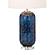 Stunning Glass Table Lamp w/Linen Shade (Set of 2) - Blue by Lineage Collections