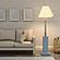 63'' Coastal Shutter Floor Lamp - Blue by Lineage Collections