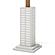 63'' Coastal Shutter Floor Lamp - White by Lineage Collections
