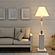 63'' Coastal Shutter Floor Lamp - White by Lineage Collections
