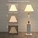 63'' Coastal Shutter Floor Lamp - White by Lineage Collections