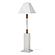 63'' Coastal Shutter Floor Lamp - White by Lineage Collections