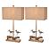 Beach Birds Coastal Table Lamps (Set of 2) - Natural by Lineage Collections