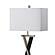 Modern Sleek Metal Table Lamps (Set of 2) - Silver & Black by Lineage Collections