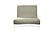 Sachi Light Gray Linen-Like Texture Futon Cover by Prestige