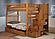 Sacramento Bunk Bed w/Staircase Pecan by Innovations