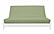 Samantha Fern Chenille Texture Futon Cover by Prestige