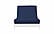 Samantha Indigo Chenille Texture Futon Cover by Prestige
