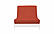 Samantha Persimmon Chenille Texture Futon Cover by Prestige