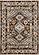 Samira Cream Red Orange Traditional Classic Border Rug by Kalora