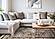 Samira Cream Red Orange Traditional Classic Border Rug by Kalora