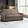Sealy Sammy Twin Pop-Up Convertible Chair-Sleeper in Romulus Charcoal