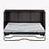 Sealy San Sebastian Espresso Queen Murphy Cabinet Bed by Night & Day Furniture